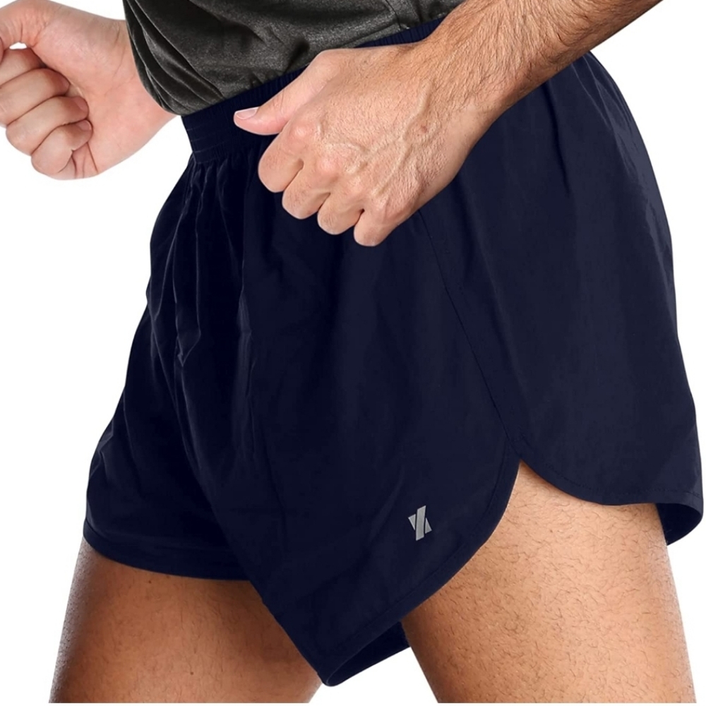 Fort Isle Men's Running Shorts Lightweight Breathable Quick Dry Gym Shorts